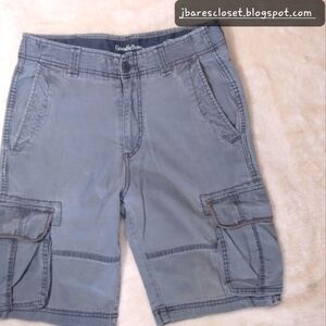 Goodfellow & Co Men's Cargo Khaki Shorts Size 30 Washed gray